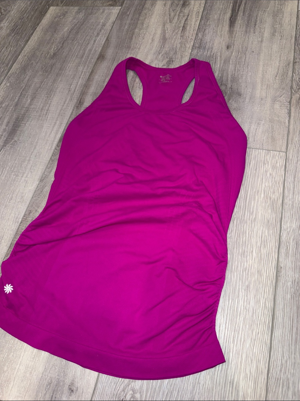 Magenta Athleta Racerback Performance Tank Top - Picture 6 of 9